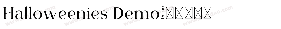 Halloweenies Demo字体转换